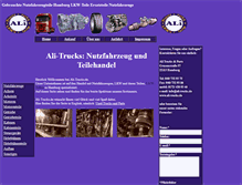 Tablet Screenshot of ali-trucks.de